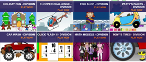 Fun division games from multiplication.com