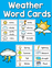 Weather Words Cards