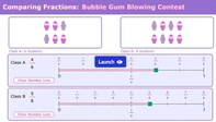 Bubble Gum Fractions - comparing